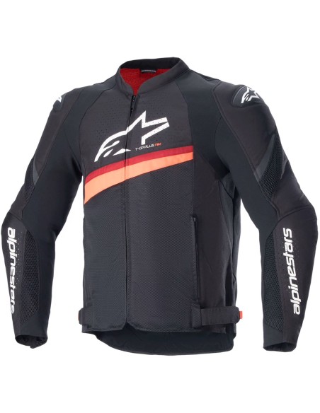 ALPINESTARS CHAQUETA T-GP PLUS R V4 AIRF BLACK/RED FLUOR en ALDAMOVIL