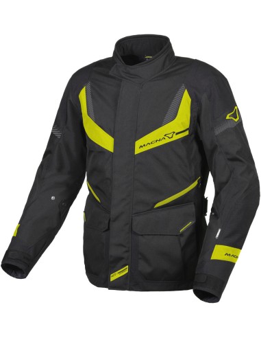 MACNA CHAQUETA RANCHER BLACK/YELLOW FLUOR en ALDAMOVIL