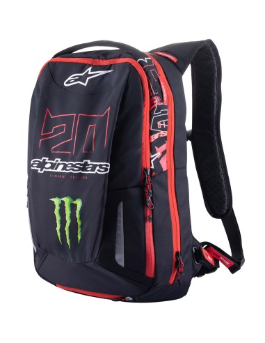 ALPINESTARS MOCHILA MONSTER BLACK/BRIGHT RED en ALDAMOVIL