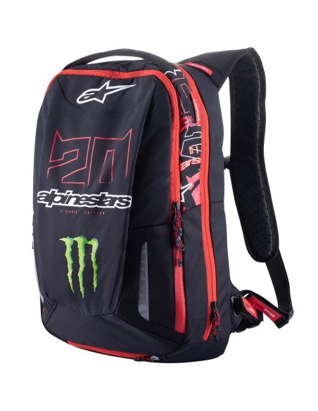 ALPINESTARS MOCHILA MONSTER BLACK/BRIGHT RED en ALDAMOVIL