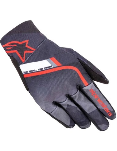 ALPINESTARS GUANTES REEF BLACK/GRAY/RED en ALDAMOVIL