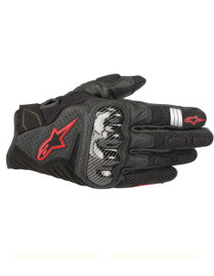 ALPINESTARS GUANTES SMX-1 AIR V2 BLACK RED FLUOR en ALDAMOVIL