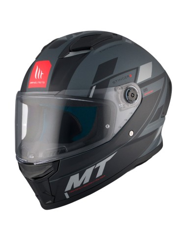 MT CASCO STINGER 2 FF126 C2 NEGRO/GRIS MATE