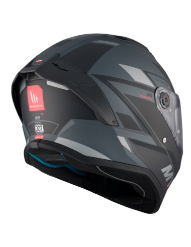 MT CASCO STINGER 2 FF126 C2 NEGRO/GRIS MATE