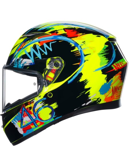 AGV CASCO MOTO K3 E2206 ROSSI WINTER TEST 2019 en ALDAMOVIL