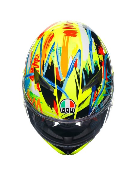 AGV CASCO MOTO K3 E2206 ROSSI WINTER TEST 2019 en ALDAMOVIL