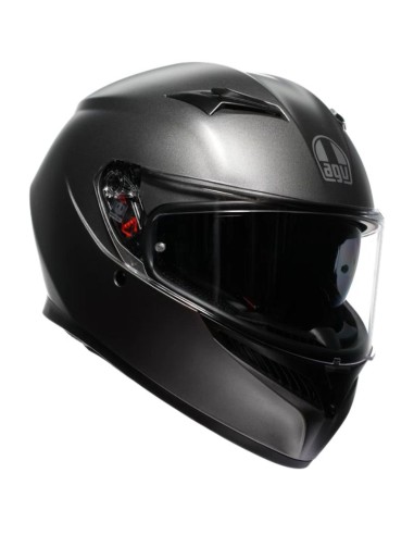 AGV CASCO MOTO K3 E2206 MONO LUNA PLATA GREY en ALDAMOVIL