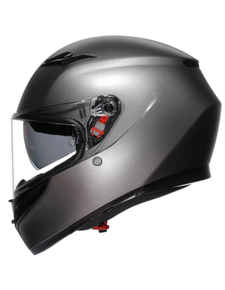 AGV CASCO MOTO K3 E2206 MONO LUNA PLATA GREY en ALDAMOVIL