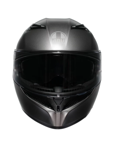 AGV CASCO MOTO K3 E2206 MONO LUNA PLATA GREY en ALDAMOVIL