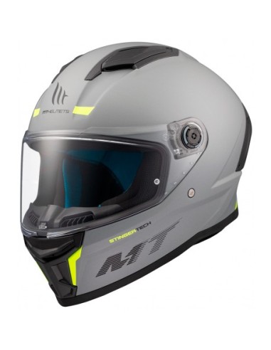 MT CASCO STINGER 2 FF126 SOLID A0 GRIS BRILLO