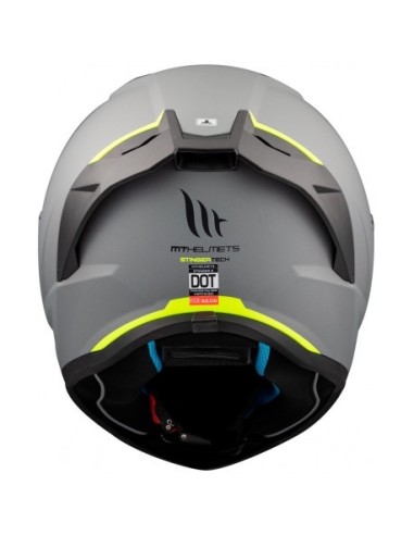 MT CASCO STINGER 2 FF126 SOLID A0 GRIS BRILLO