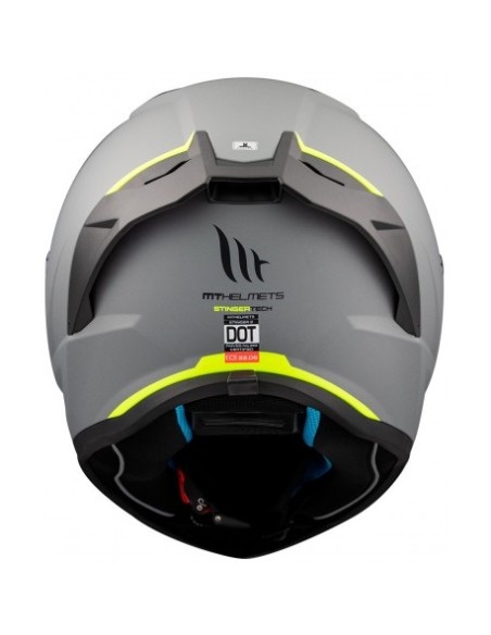 MT CASCO STINGER 2 FF126 SOLID A0 GRIS BRILLO