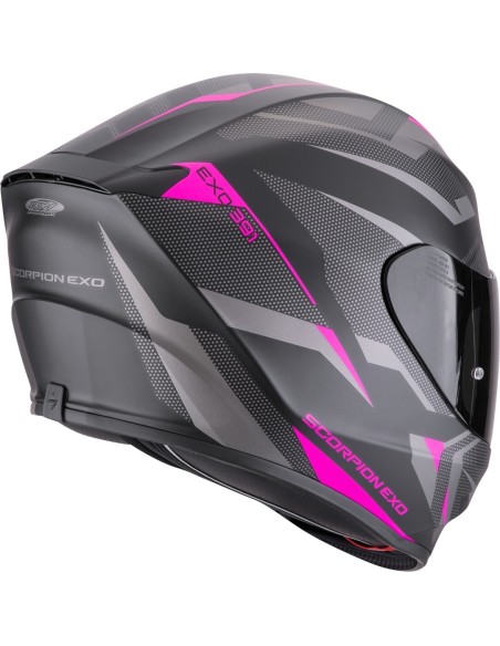 SCORPION CASCO EXO-391 AAXO BLACK MATT/PINK en ALDAMOVIL