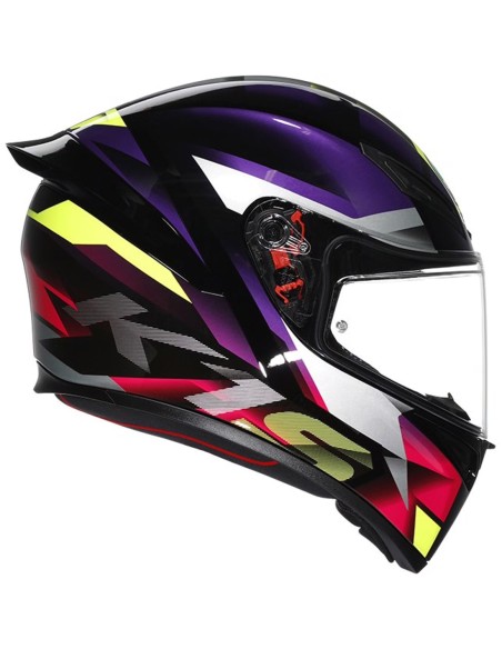 AGV CASCO K1 S E2206 FASTLAP BLACK/PURPLE/PINK en ALDAMOVIL