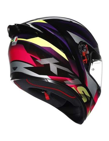 AGV CASCO K1 S E2206 FASTLAP BLACK/PURPLE/PINK en ALDAMOVIL