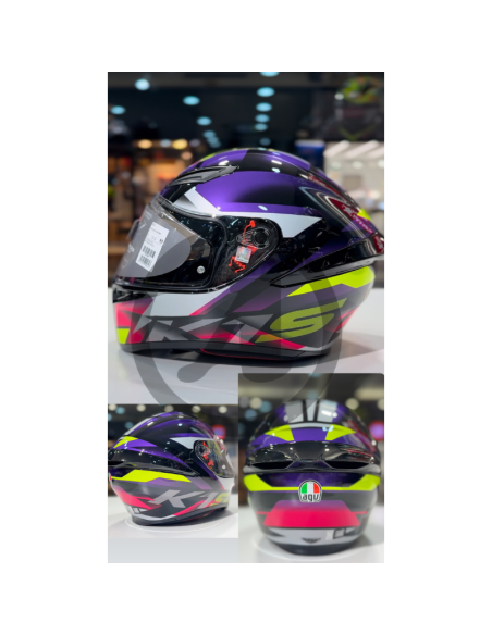 AGV CASCO K1 S E2206 FASTLAP BLACK/PURPLE/PINK en ALDAMOVIL