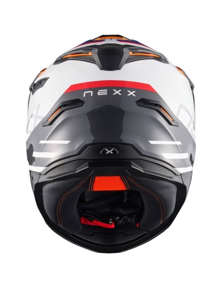 NEXX CASCO Y.TRAVL QUEST WHITE/BLUE/RED en ALDAMOVIL