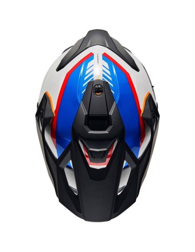 NEXX CASCO Y.TRAVL QUEST WHITE/BLUE/RED en ALDAMOVIL