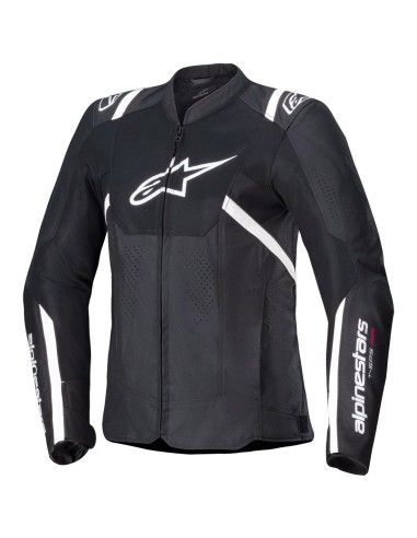 ALPINESTARS CHAQUETA STELLA T-SPS AIR V2 BLACK/WHITE en ALDAMOVIL