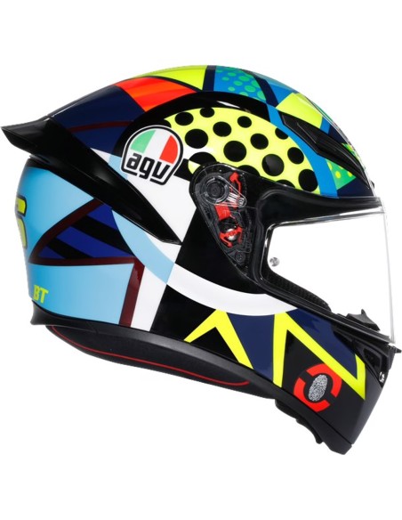 AGV CASCO K1 S E2206 ROSSI WINTER TEST 2020 en ALDAMOVIL