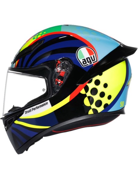 AGV CASCO K1 S E2206 ROSSI WINTER TEST 2020 en ALDAMOVIL