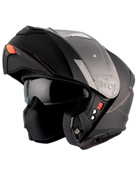 MT CASCO MODULAR GENESIS SV NEGRO MATE en ALDAMOVIL