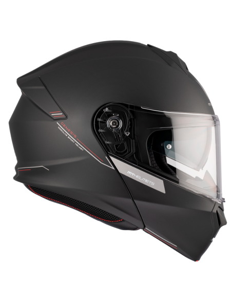 MT CASCO MODULAR GENESIS SV NEGRO MATE en ALDAMOVIL