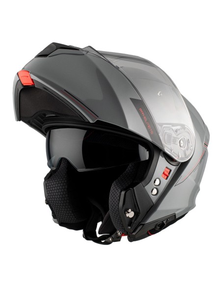 MT CASCO MODULAR GENESIS SV GRIS BRILLO en ALDAMOVIL