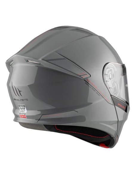 MT CASCO MODULAR GENESIS SV GRIS BRILLO en ALDAMOVIL