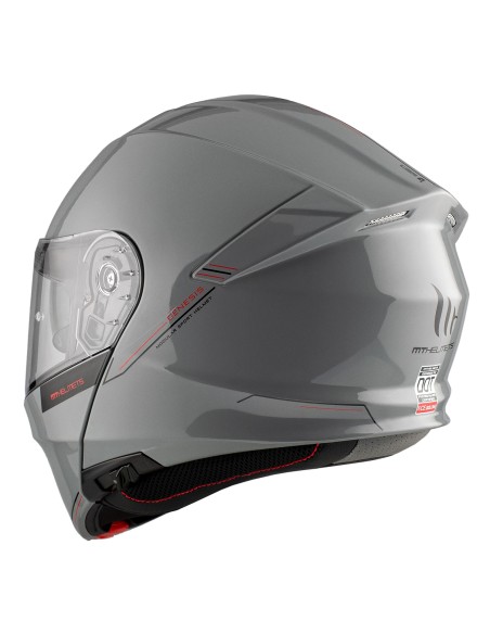 MT CASCO MODULAR GENESIS SV GRIS BRILLO en ALDAMOVIL