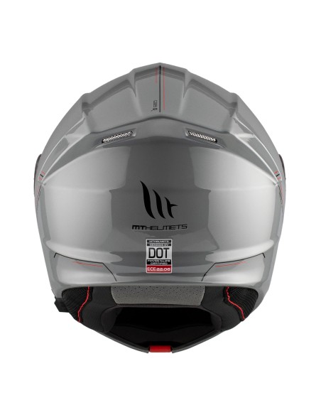 MT CASCO MODULAR GENESIS SV GRIS BRILLO en ALDAMOVIL