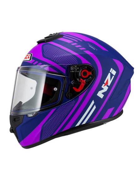 NZI CASCO TRENDY 2 CONNECTED BLUE/PINK en ALDAMOVIL
