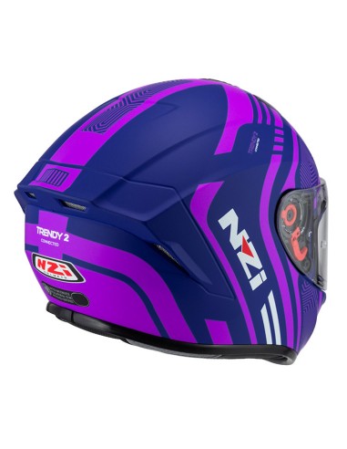 NZI CASCO TRENDY 2 CONNECTED BLUE/PINK en ALDAMOVIL
