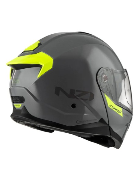 NZI CASCO COMBI 3 DUO SOLID NOUVEAU GREY/YELLOW en ALDAMOVIL