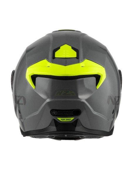 NZI CASCO COMBI 3 DUO SOLID NOUVEAU GREY/YELLOW en ALDAMOVIL