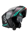 NZI CASCO COMBI 3 DUO ORBE BLACK/TURQUESA/ANTR en ALDAMOVIL