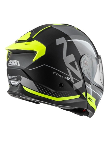 NZI CASCO COMBI 3 DUO ORBE MATT BLACK/YELLW/ANTR en ALDAMOVIL