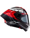 ALPINESTARS CASCO SUPERTECH R10 BLACK CARBON RED en ALDAMOVIL