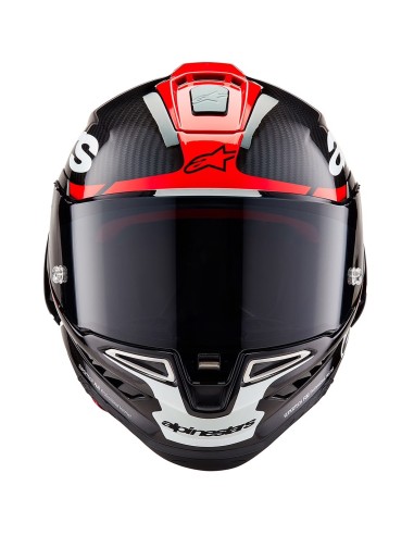 ALPINESTARS CASCO SUPERTECH R10 BLACK CARBON RED en ALDAMOVIL