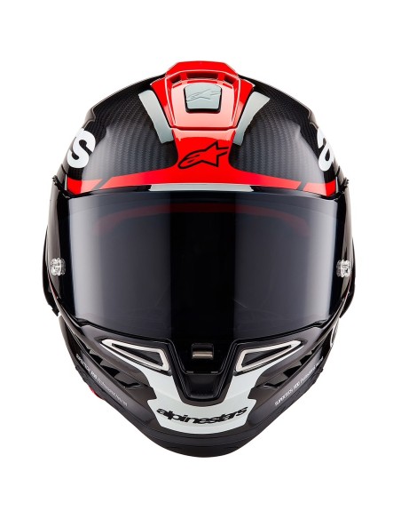 ALPINESTARS CASCO SUPERTECH R10 BLACK CARBON RED en ALDAMOVIL