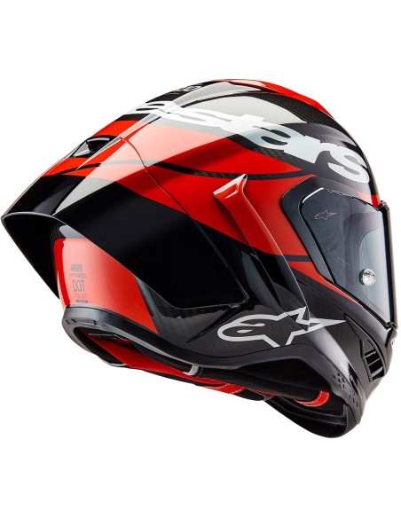 ALPINESTARS CASCO SUPERTECH R10 BLACK CARBON RED en ALDAMOVIL