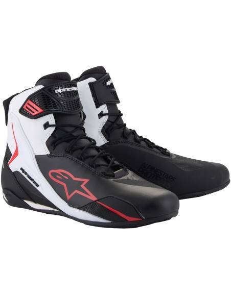 ALPINESTARS BOTAS FASTER-4 BLACK/WHITE/RED en ALDAMOVIL