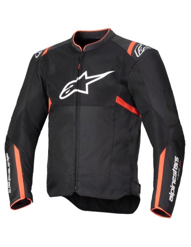 ALPINESTARS CHAQUETA T-SPS AIR V2 BLACK/RED FLUOR en ALDAMOVIL