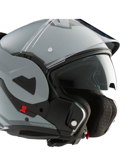 TUCANOURBANO CASCO FASTFLIP GREY en ALDAMOVIL