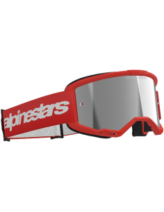 ALPINESTARS GAFAS OFF ROAD RED MIRROR SILVER en ALDAMOVIL