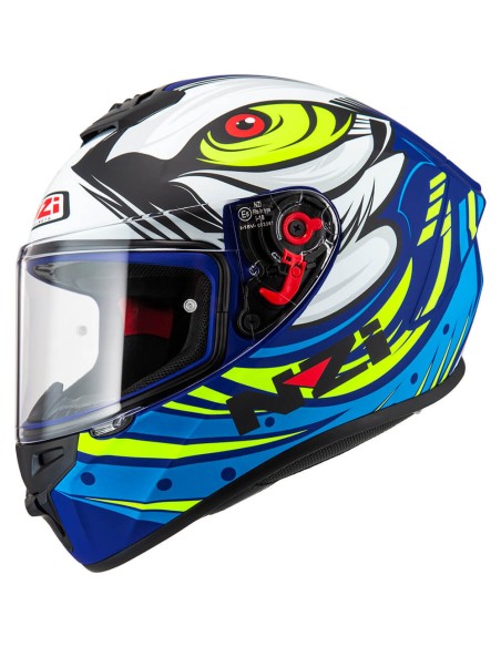 NZI CASCO TRENDY 3 OCELO BLUE/WHITE/SKY en ALDAMOVIL