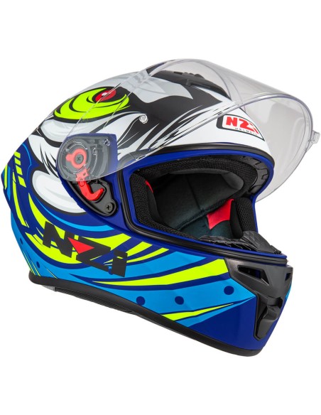 NZI CASCO TRENDY 3 OCELO BLUE/WHITE/SKY en ALDAMOVIL