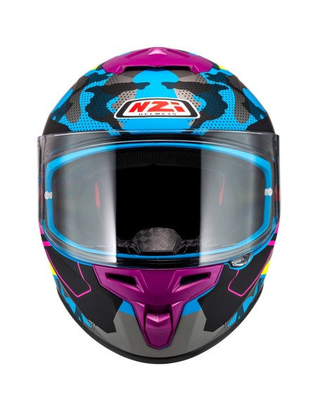 NZI CASCO TRENDY 3 SREAM CAMU BLUE/YELL/PINK en ALDAMOVIL