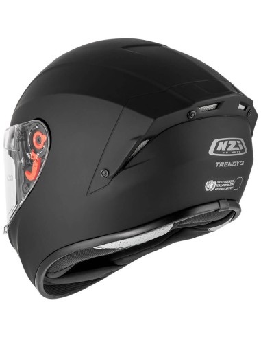 NZI CASCO TRENDY 3 BLACK MATT en ALDAMOVIL
