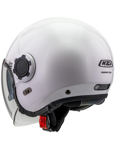 NZI CASCO JET RINGWAY 2 DUO WHITE en ALDAMOVIL